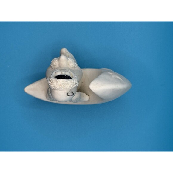 Vintage Arctic Kids Christmas Ornament - 1980s Collectible Figurine - Moon - Picture 4 of 4